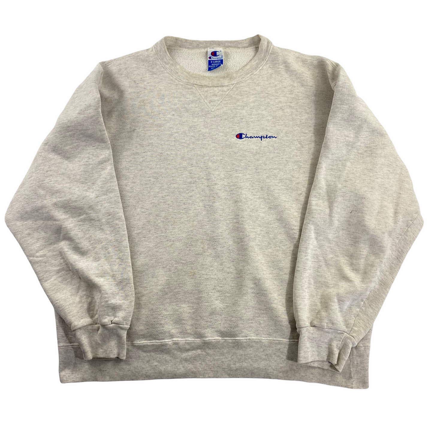 90s Champion spell out crewneck. XL