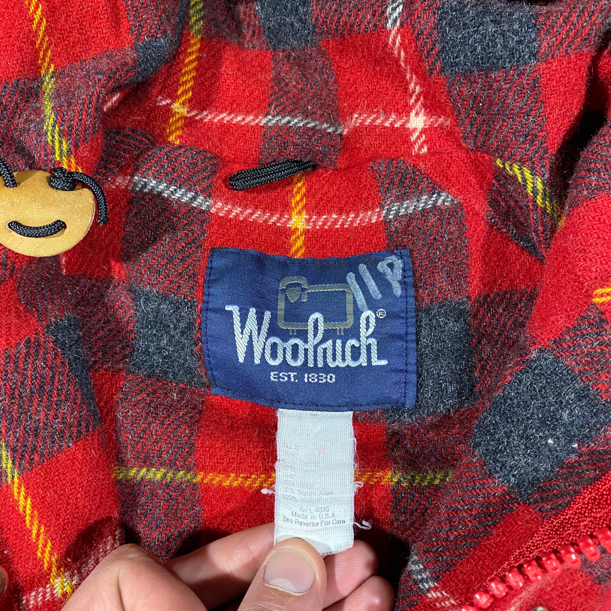 80’s Woolrich red jacket. Small fit
