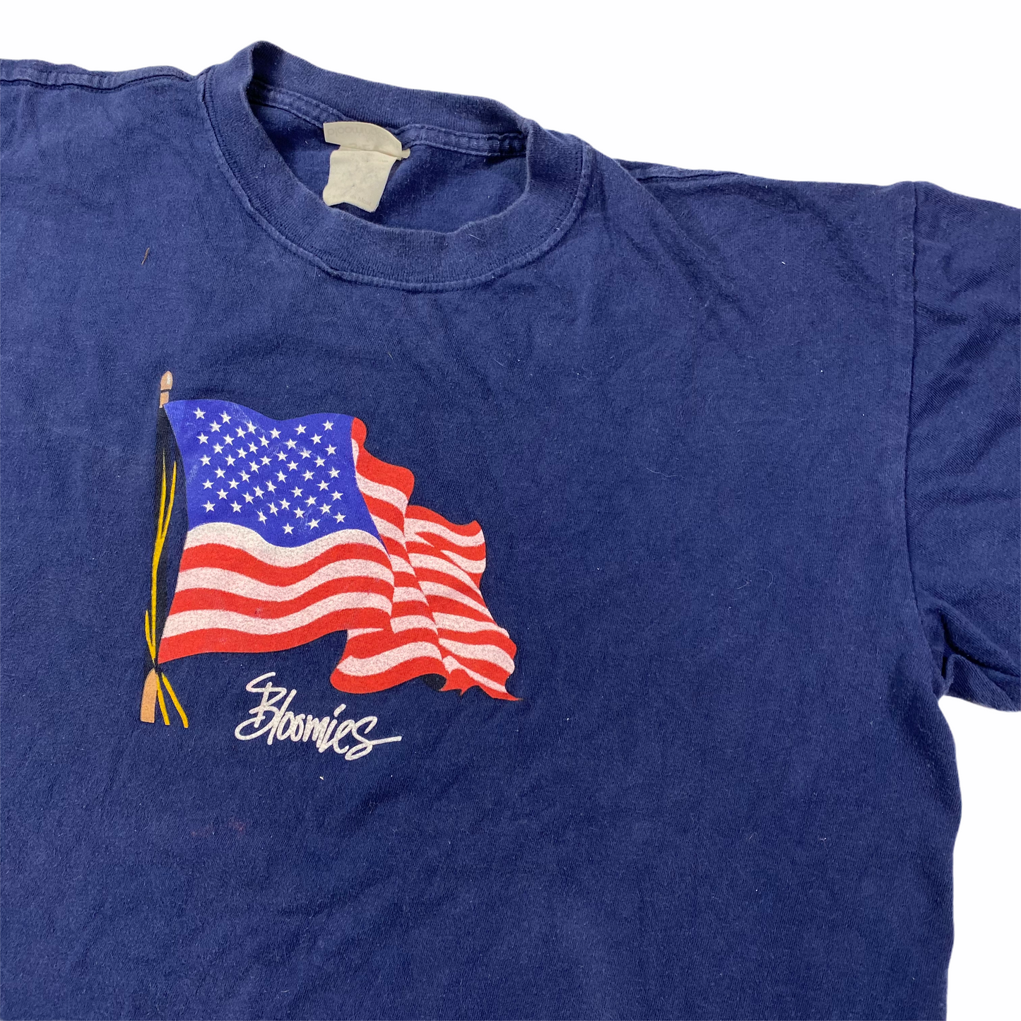 90s bloomies flag tee. L/XL