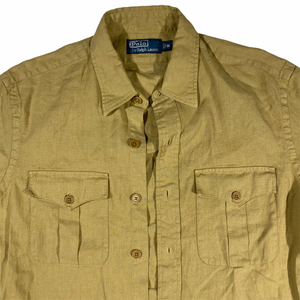 Polo ralph lauren linen shirt medium