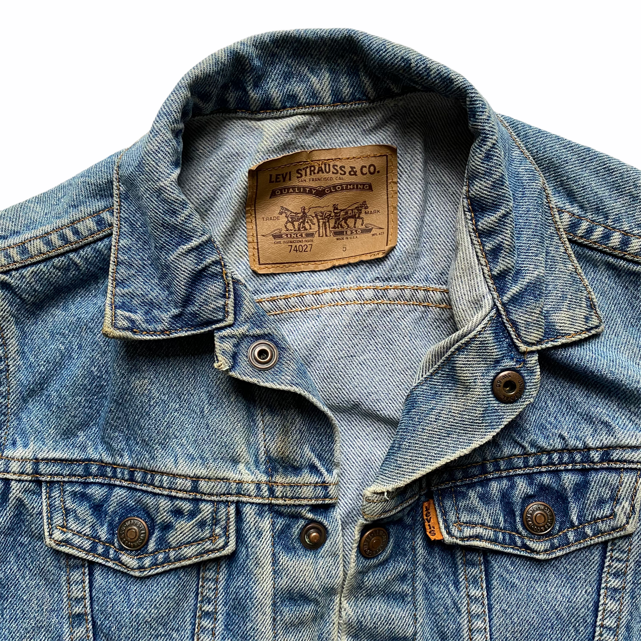 Vintage 80s shop levis denim jacket