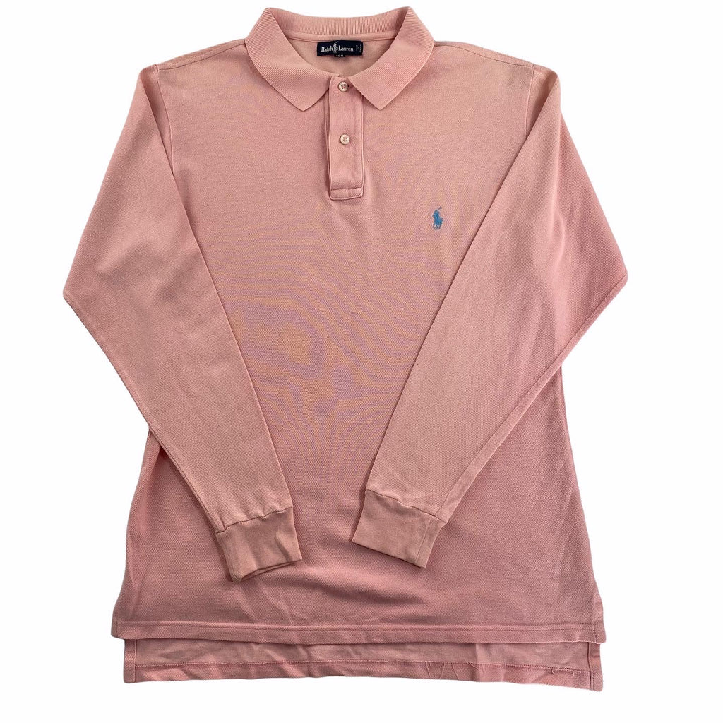 90s Polo pink long sleeve. Small