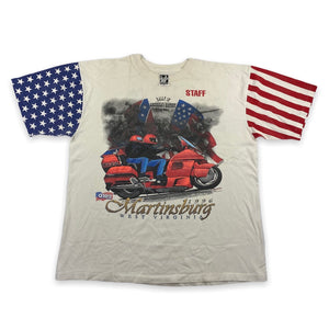 90s Martinsburg motorcycle shirt XL