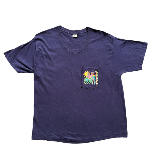 80s Way cool pocket tee large