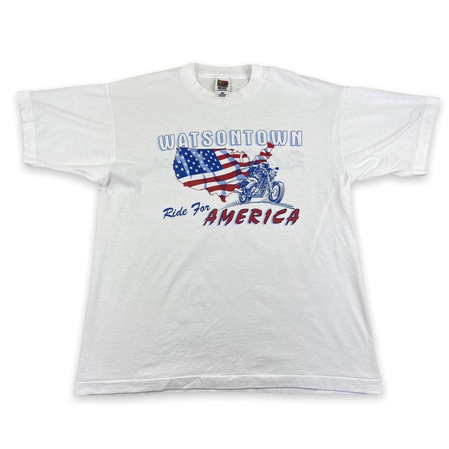 Ride for america tee. XL