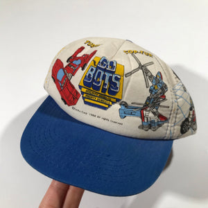 Mighty Machines Go Bots hat. Youth one size fits all.