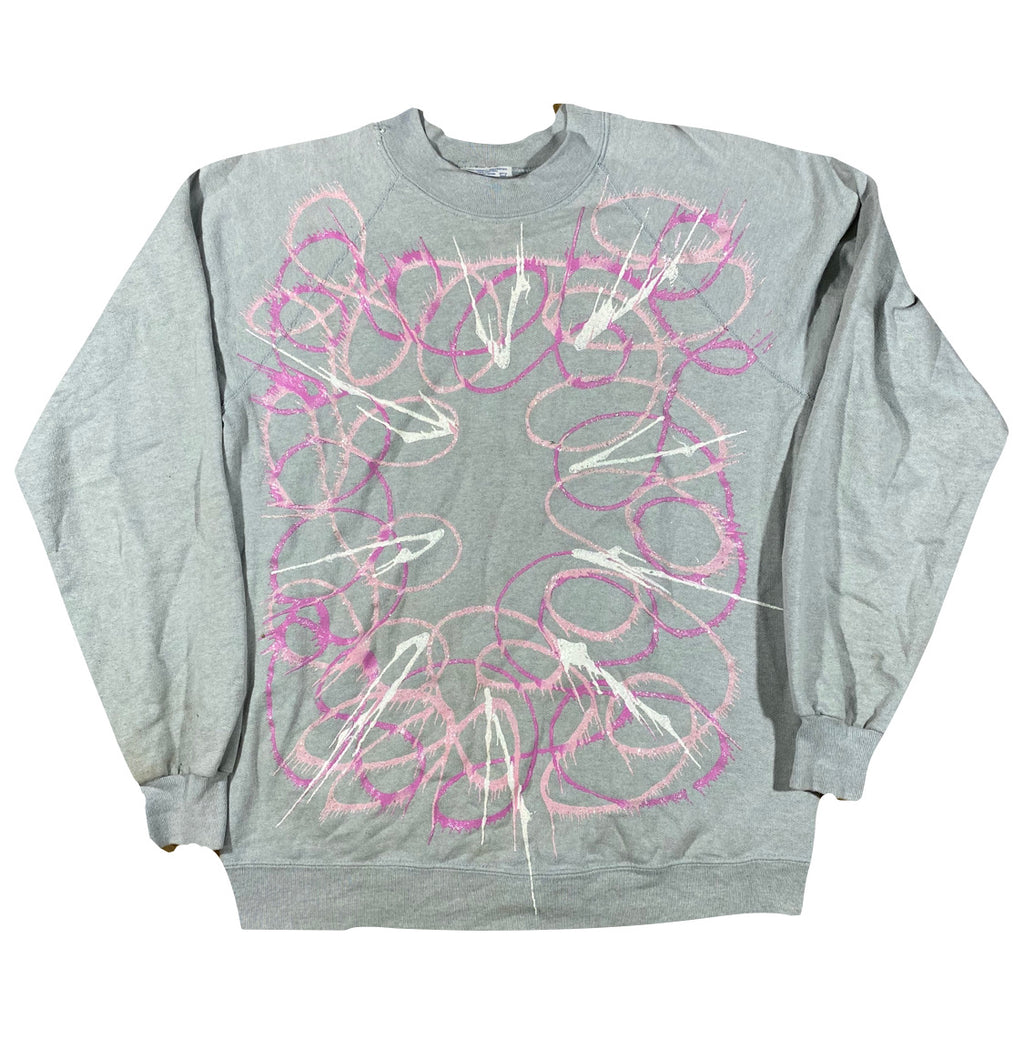 80s Spin art sweatshirt. medium