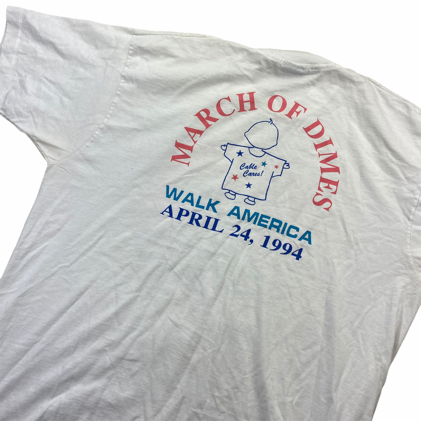 90s March Of Dimes New Jersey T-Shirt XL