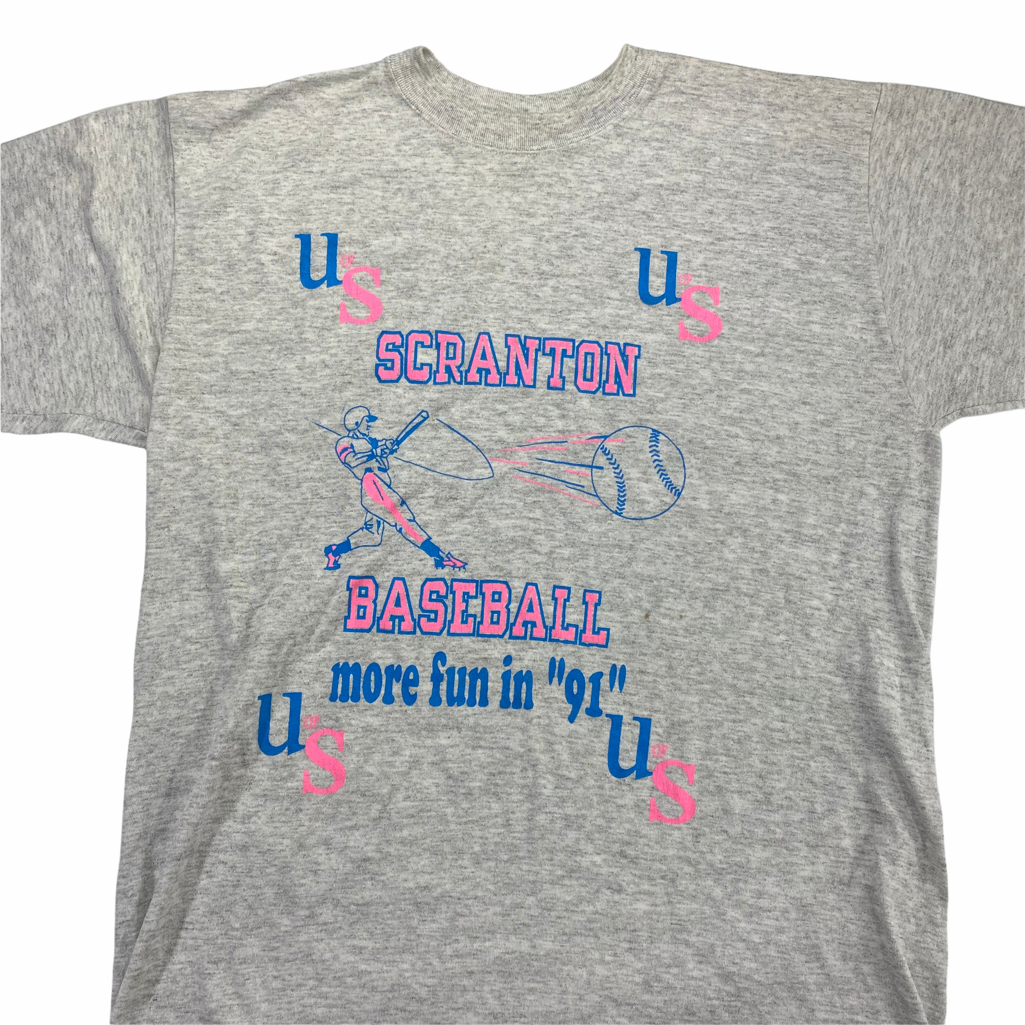 1991 Scranton baseball tee XL