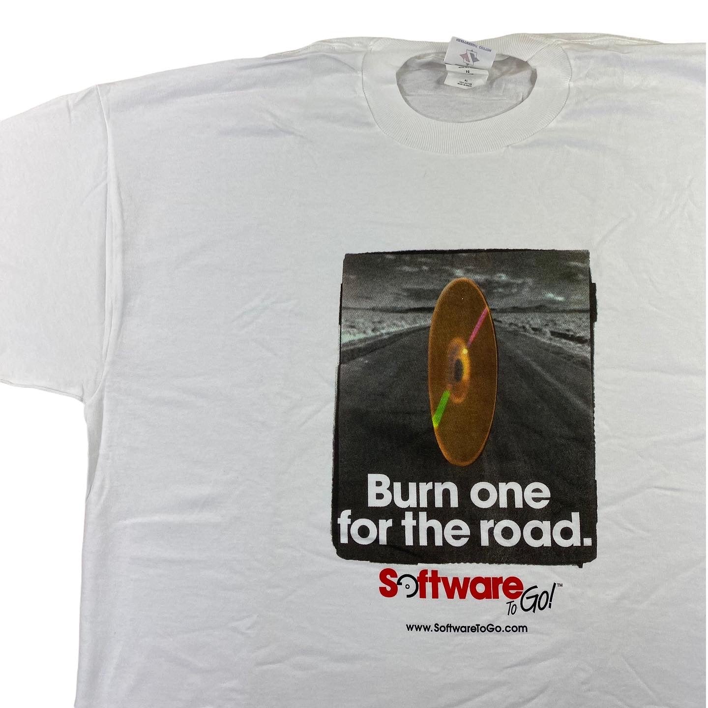 Tech "Burn one for the road" tee - Extra Large