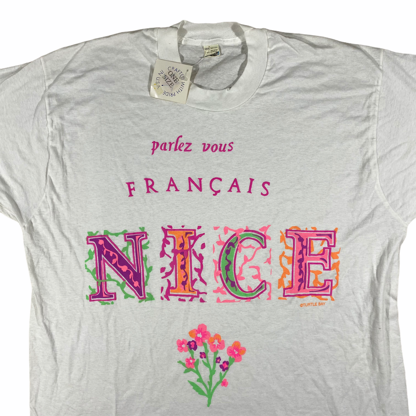 80s Nice France T-Shirt XXL