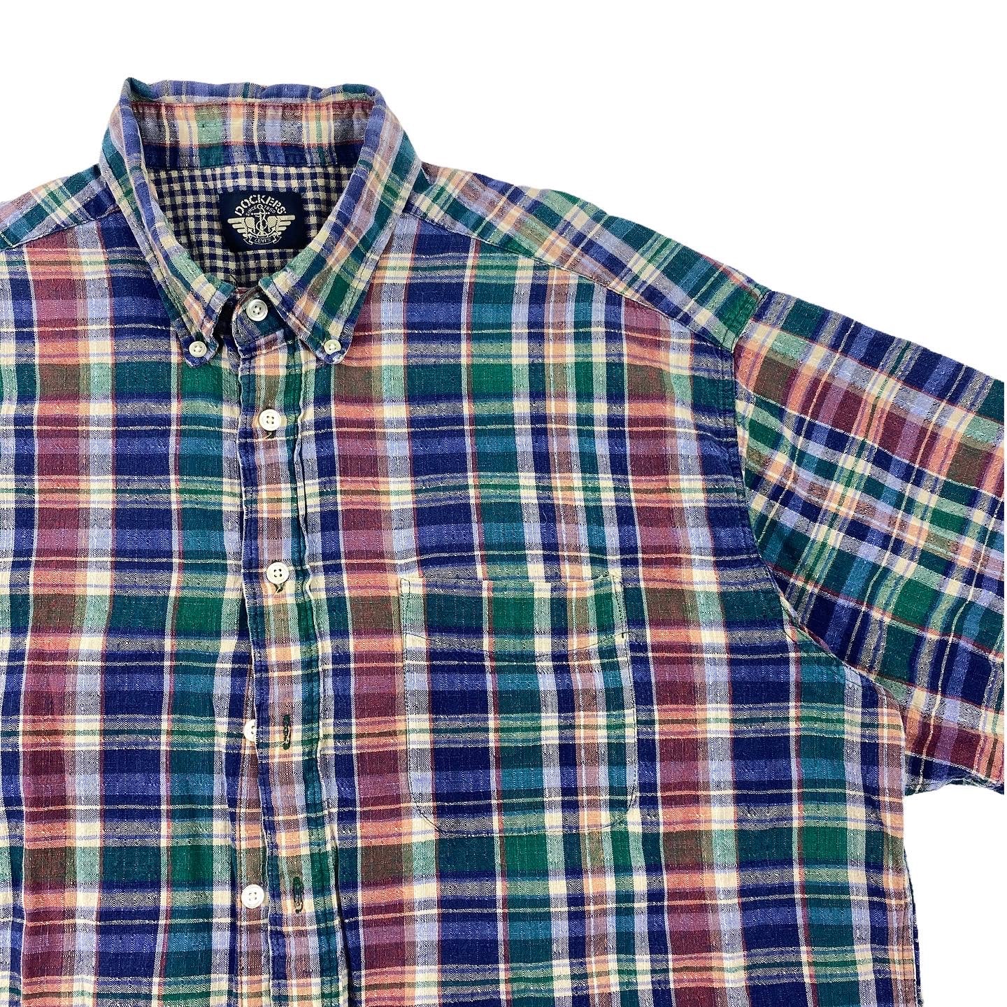 dress shirts dockers 90s Dockers button down shirt. XL – Vintage Sponsor