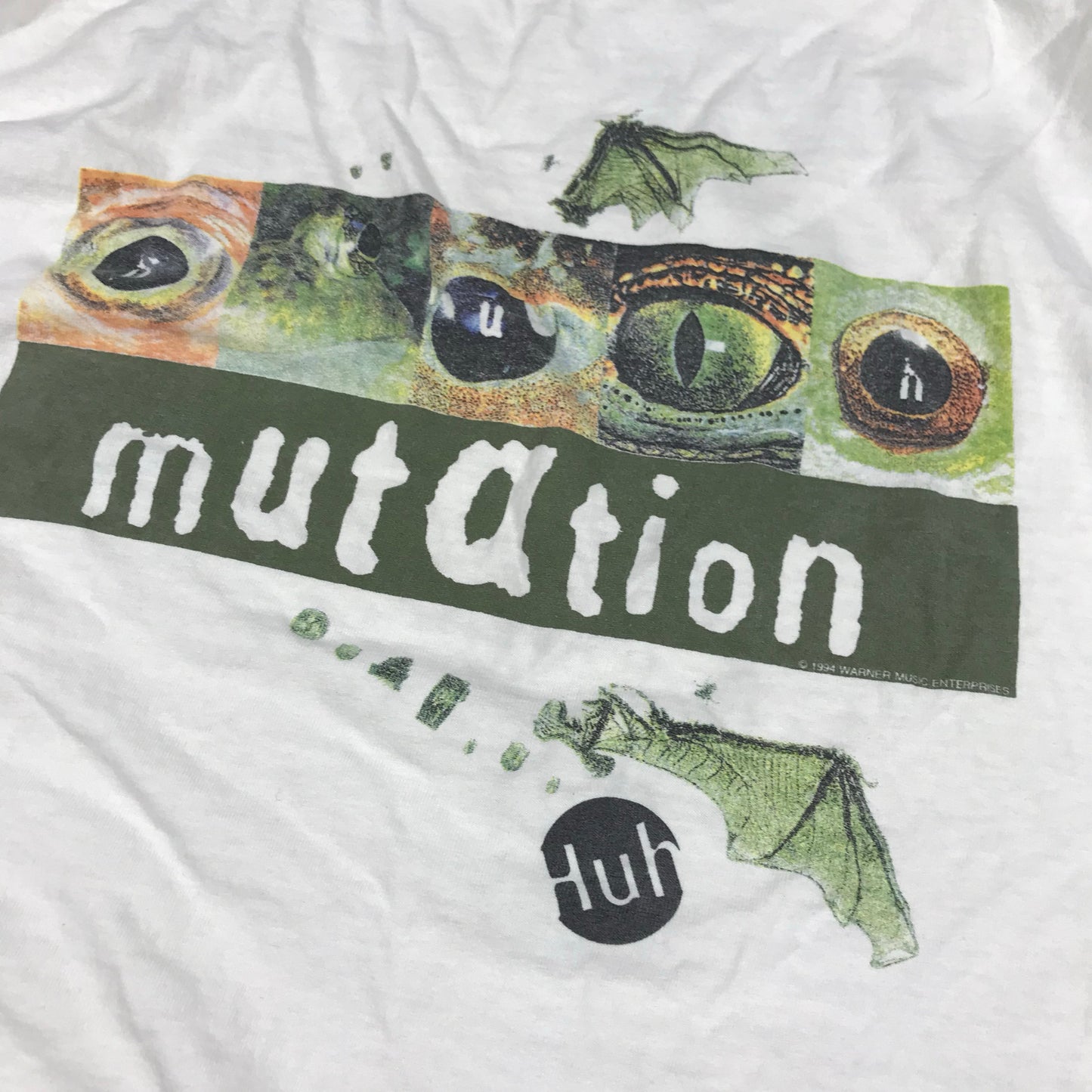 90s huh mutation music tee. large