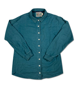 Thatcher and cross button down rugby shirt. M/L