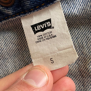 80s Levi’s orange tab denim jacket  kids sz5