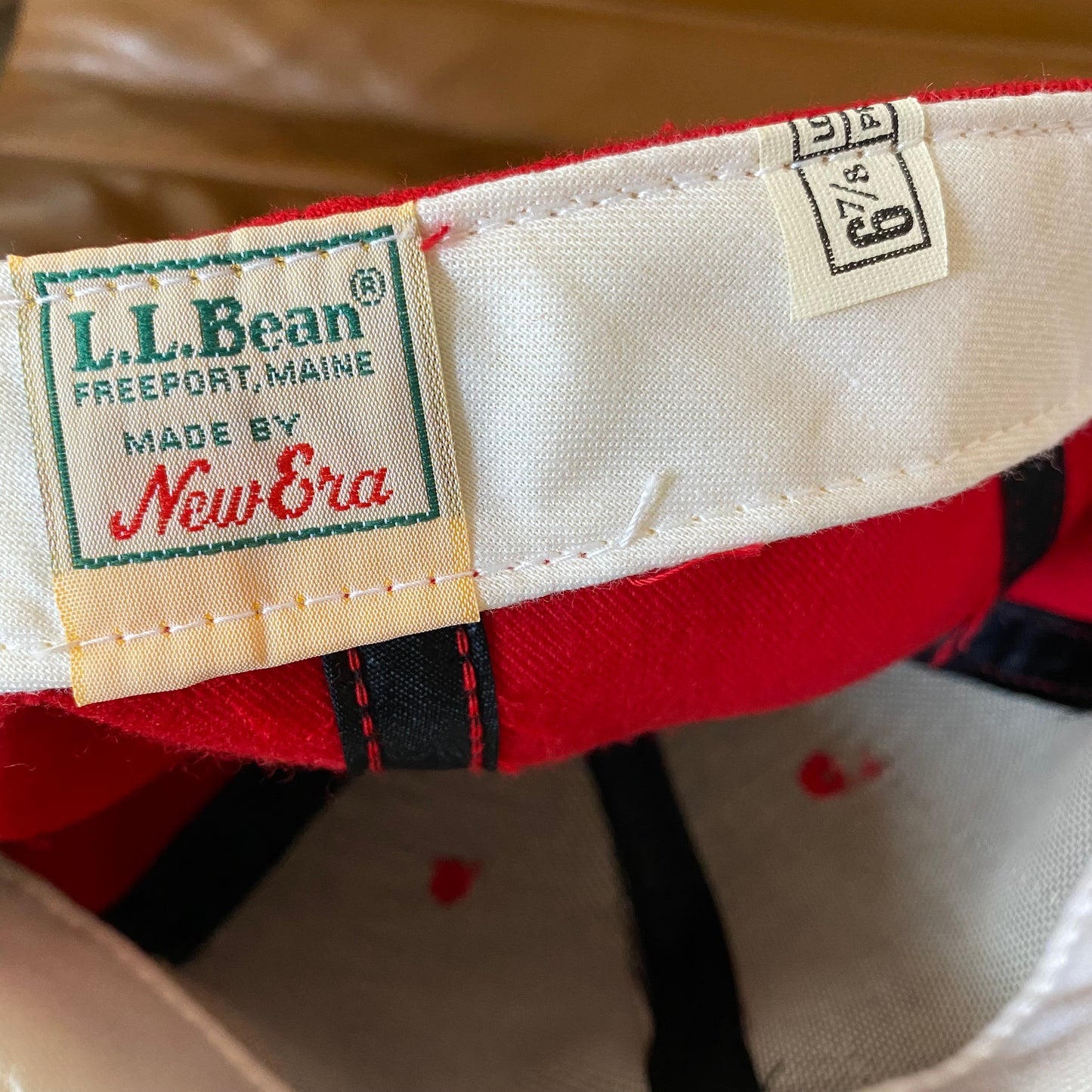 80s LL Bean New Era Hat - size 6 7/8