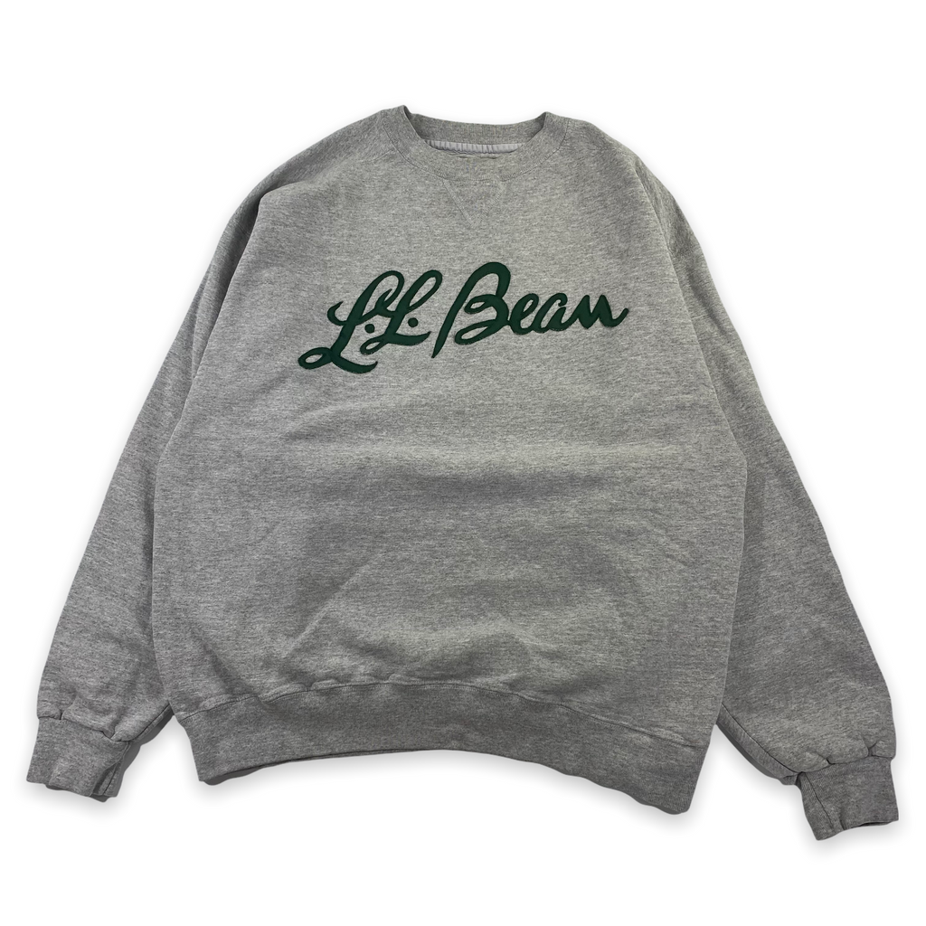 90s LL Bean script logo russell sweatshirt.  Sz large