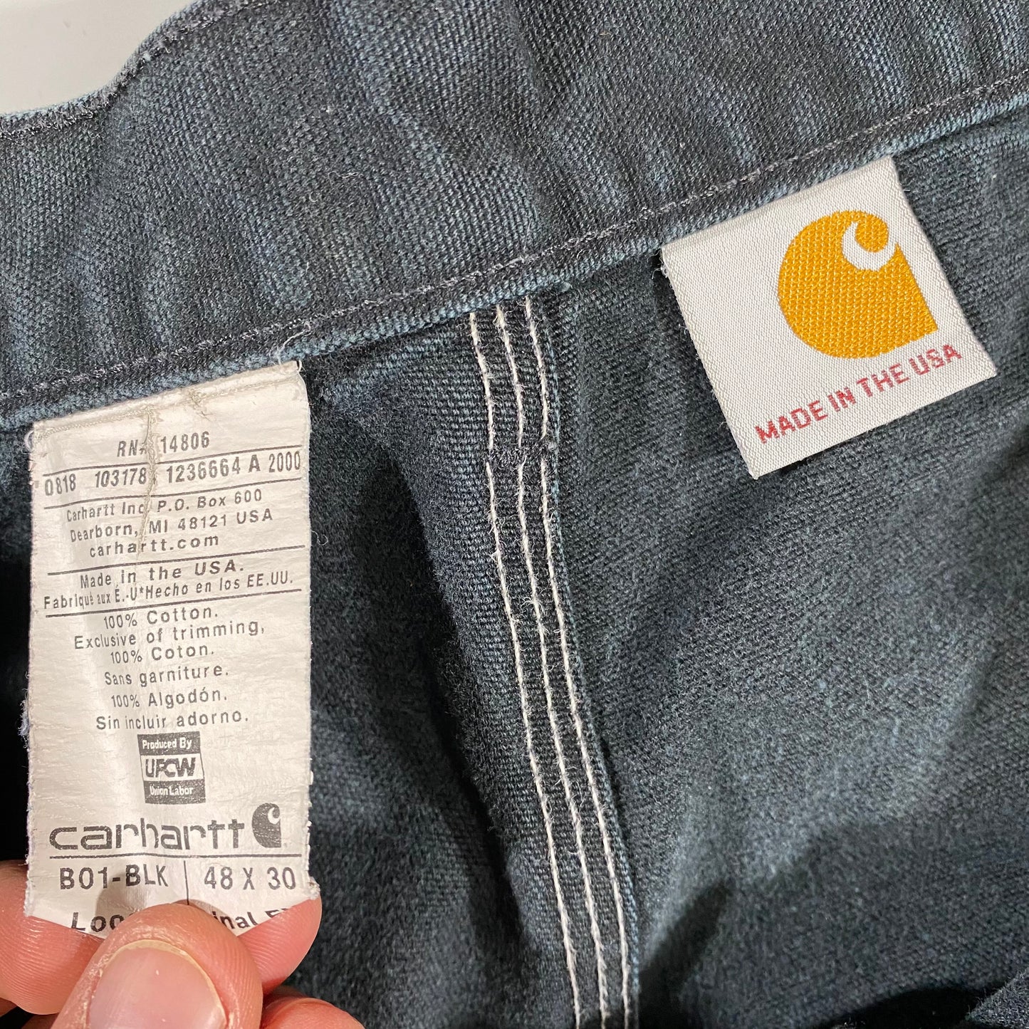 Carhartt Double Knee Pants 48/30