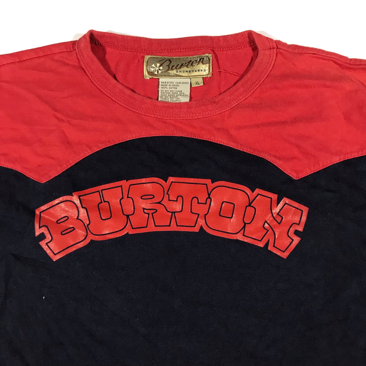 Burton snowboards tee XL