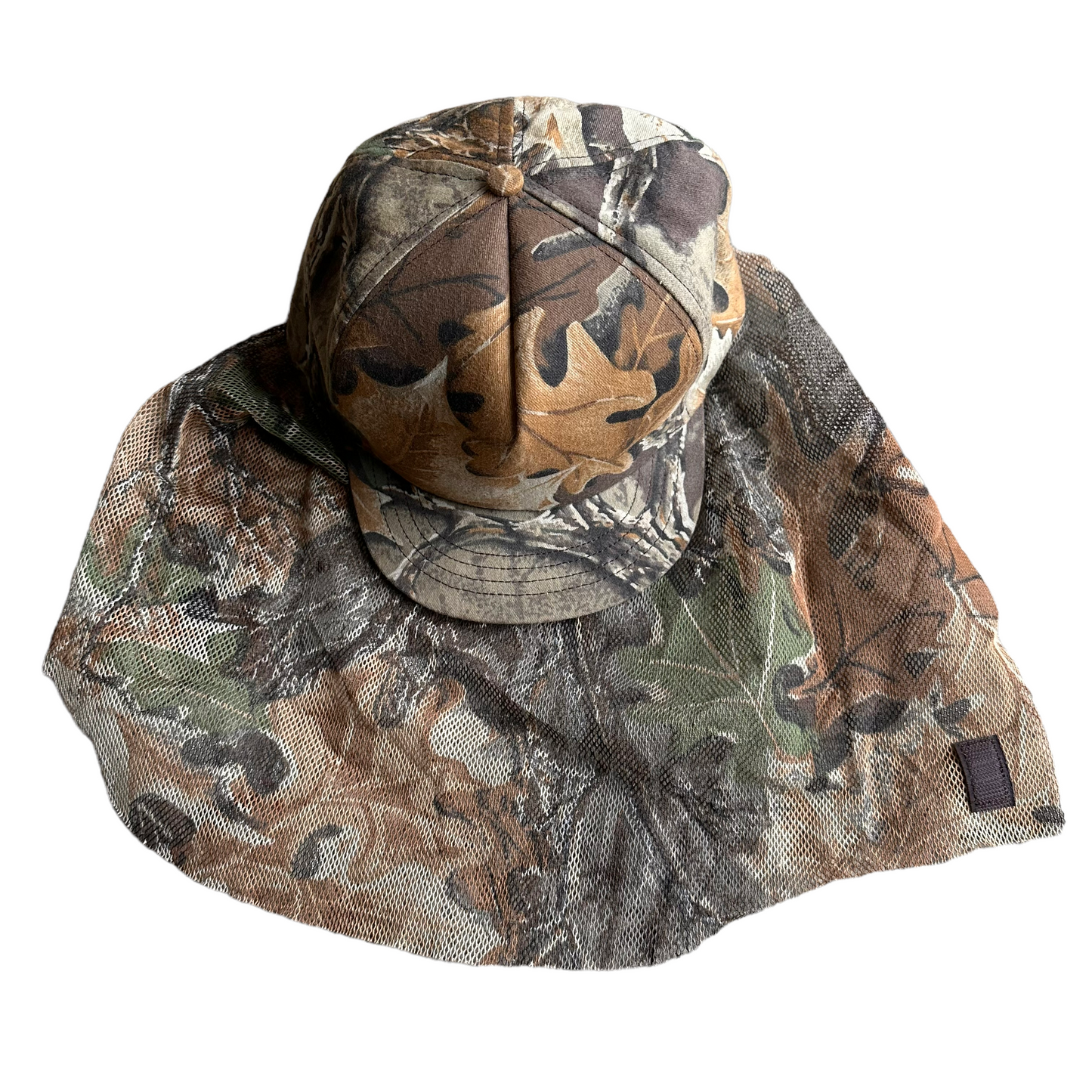 Real tree camo face shroud hat  Made in usa🇺🇸