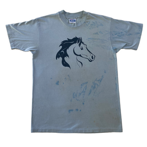 80s Dyed out horse tee S/M