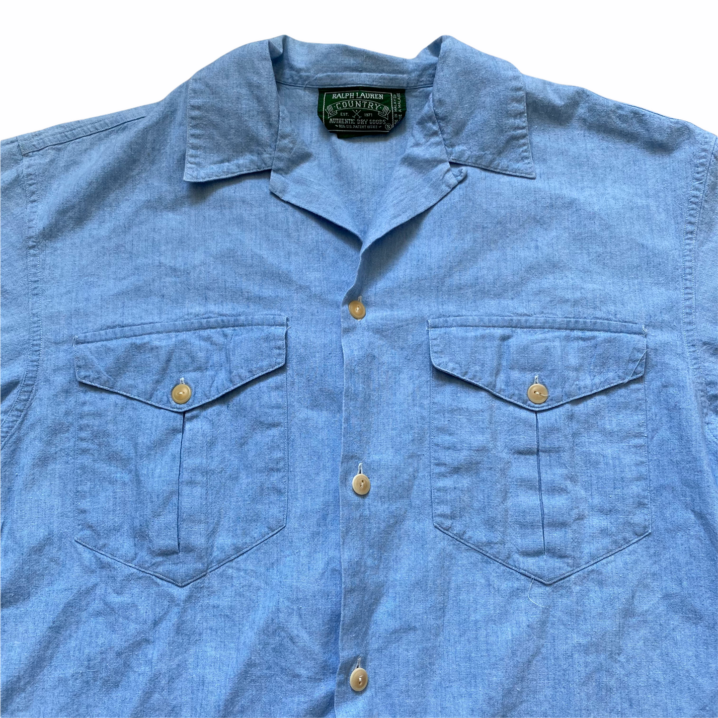 80s Polo country camp shirt S/M