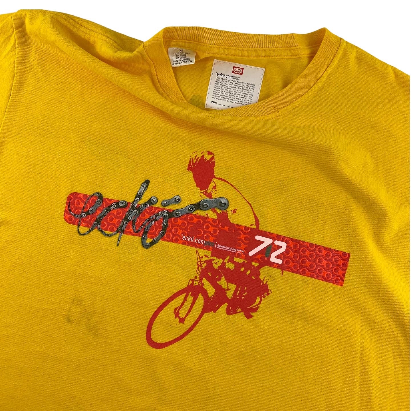 Y2K Ecko Mtn bike tee. XL