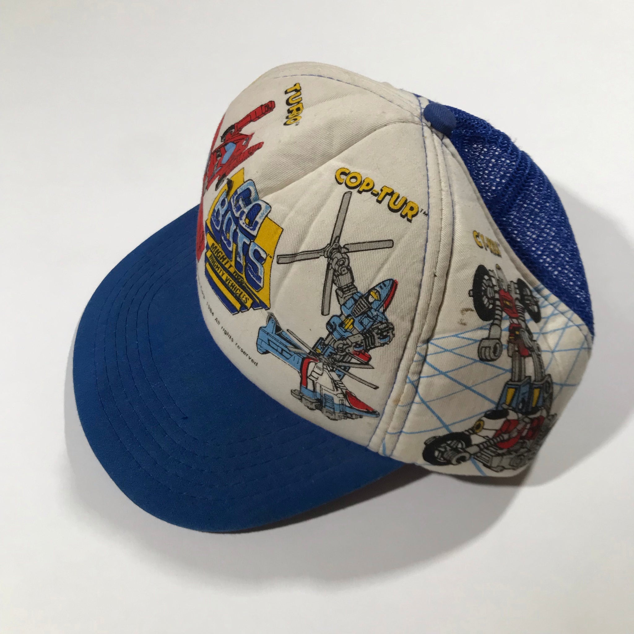 Mighty Machines Go Bots hat. Youth one size fits all.