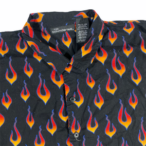 Y2k Flames shirt XXL