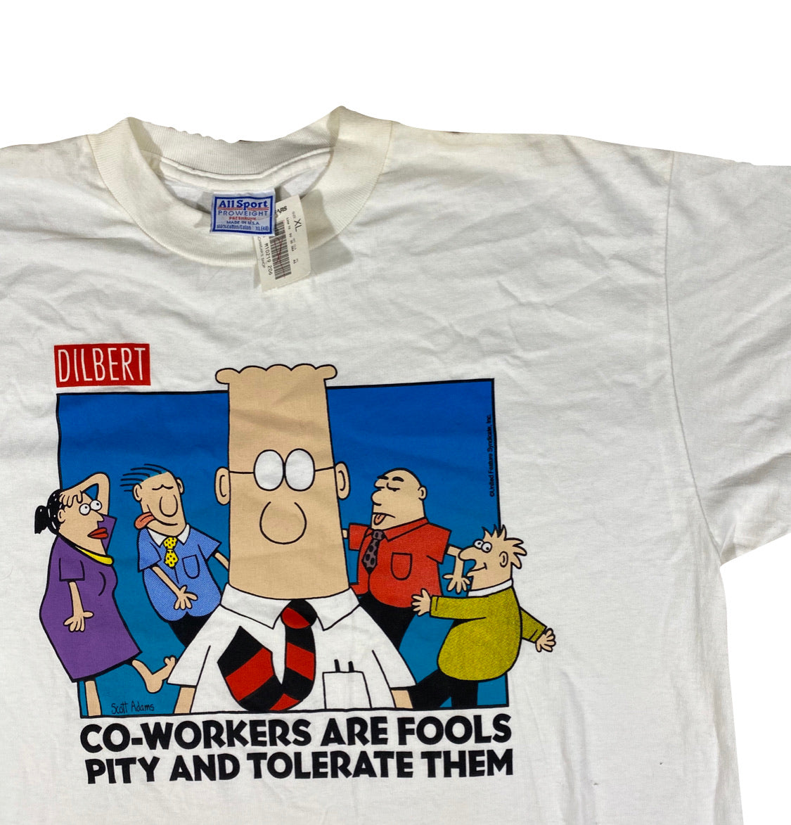 90s Dilbert tee. XL