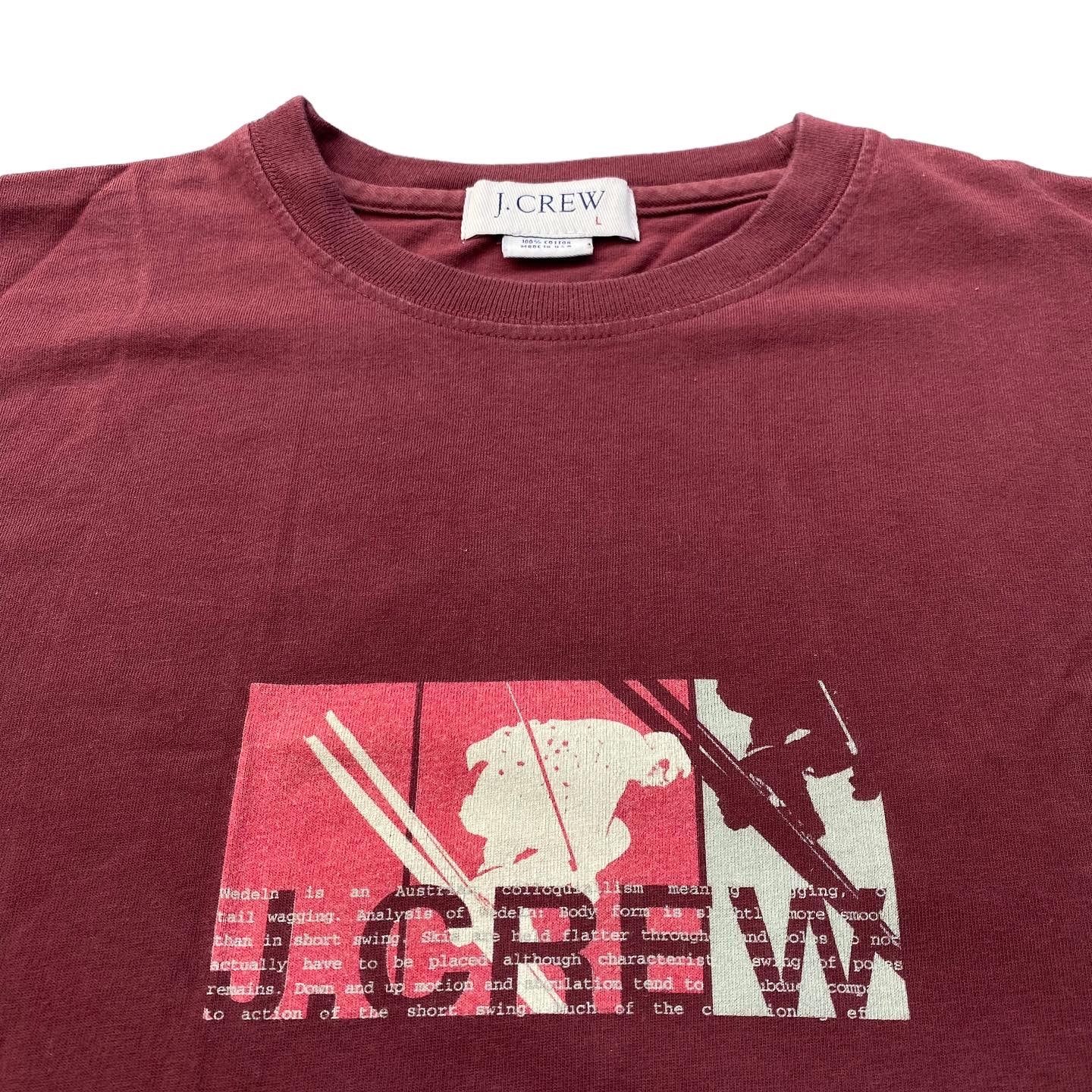 90s J crew skier long sleeve. large