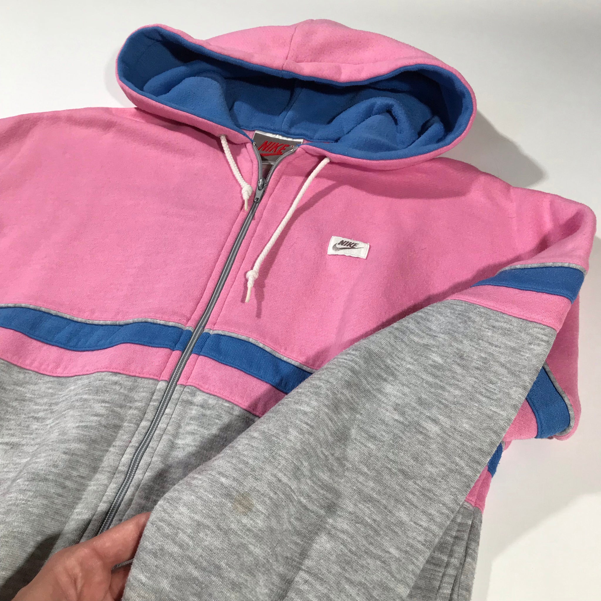 Nike zip up sweatshirt. ladies medium.